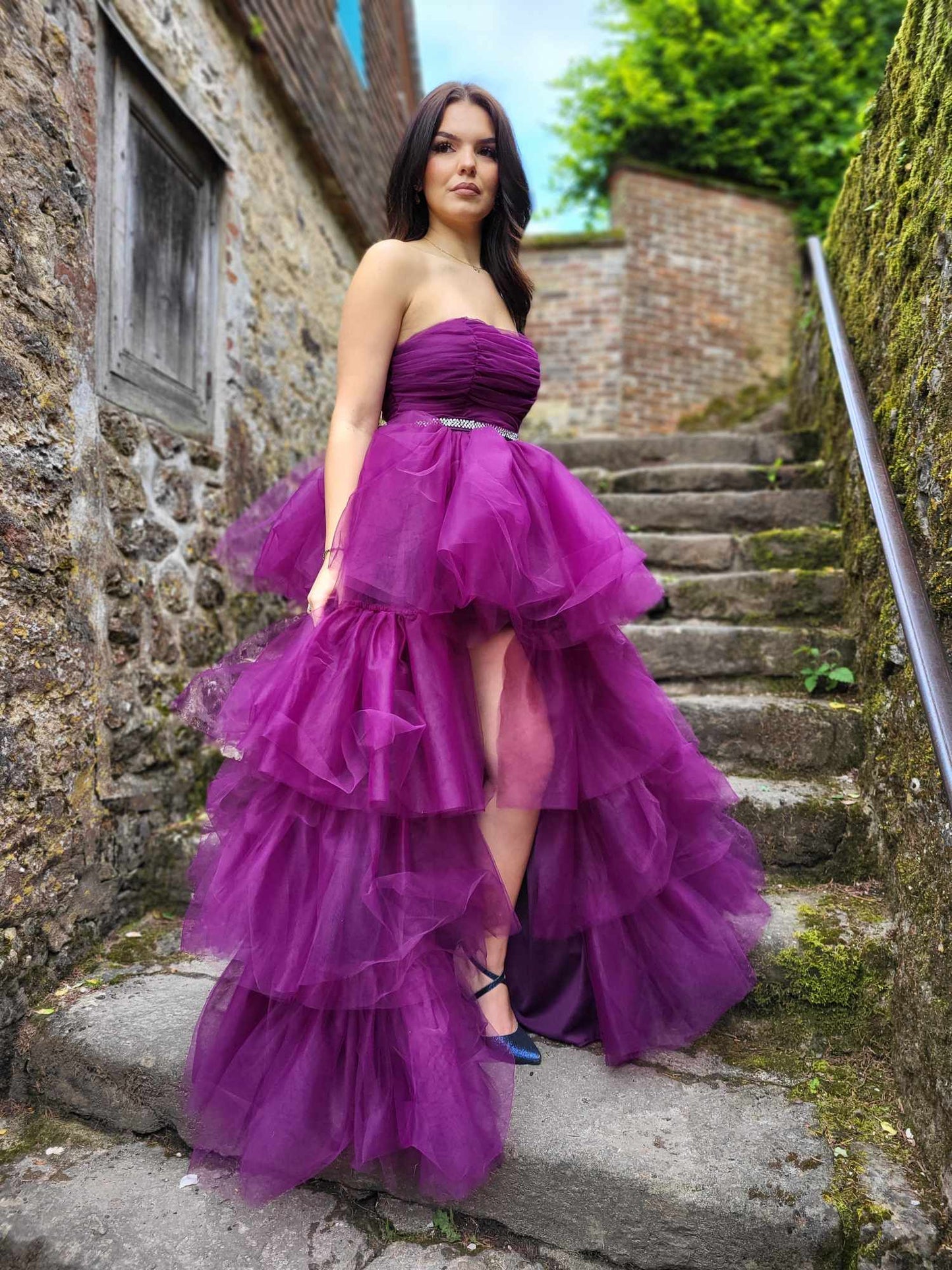 Robe de Gala Aubergine