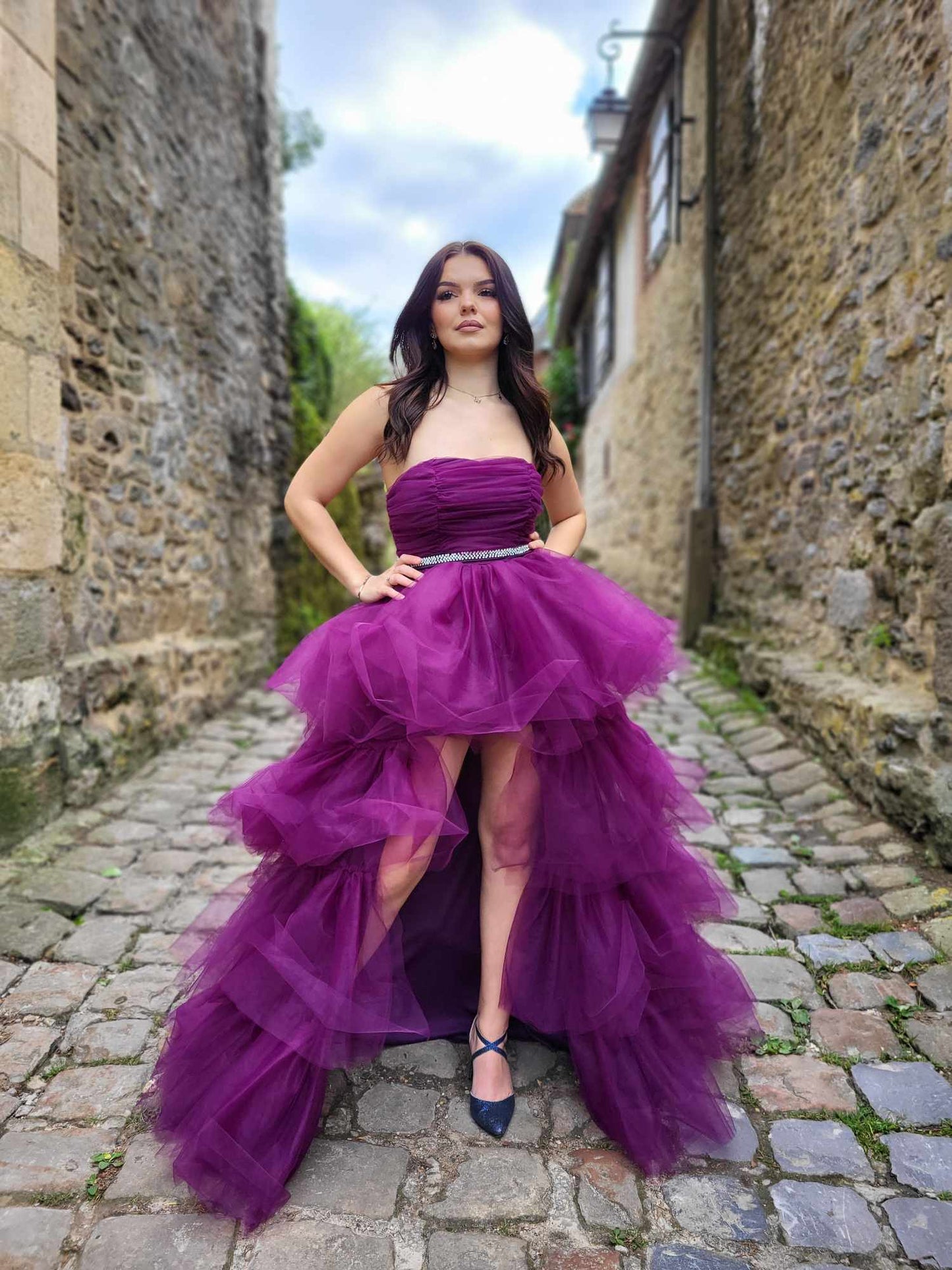 Robe de Gala Aubergine