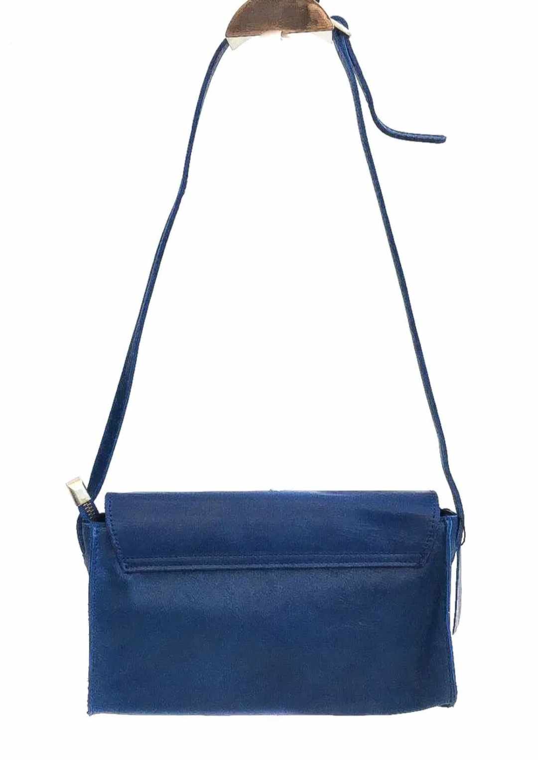 Sac cartable bleu électrique