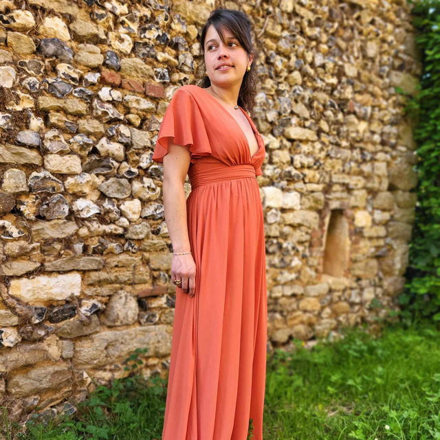 Robe longue Terracotta